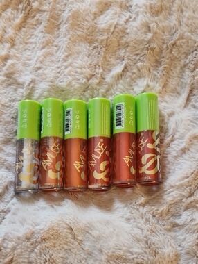 Amuse Hydrating Lip Oil Set - Green Caps, Mixed Sheer Shades